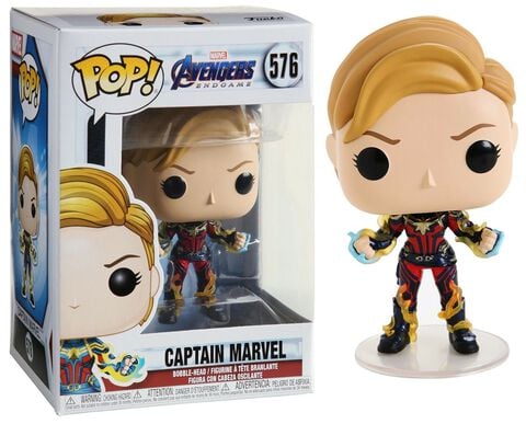 Figurine Funko Pop! N°576 - Avengers - Captain Marvel Cheveux Courts